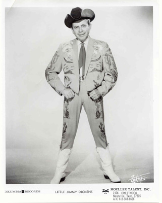 publicity photo of young Little Jimmy Dickens