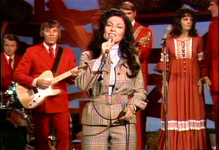 Loretta Lynn on stage