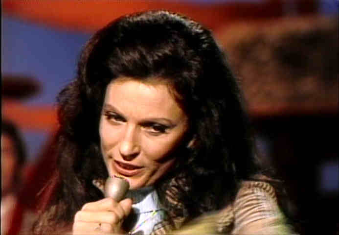 close-up of Loretta Lynn