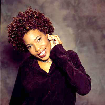 Macy Gray's beautiful wide smile