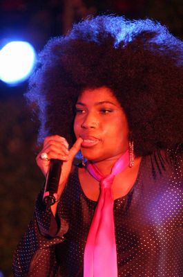 Macy Gray at John Kerry fundraiser