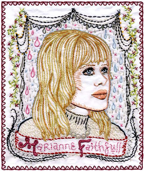 marianne faithfull embroidery