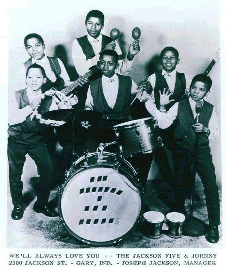 very early Jackson Five publicity photo