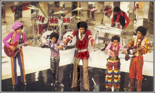 The Jackson 5 on stage