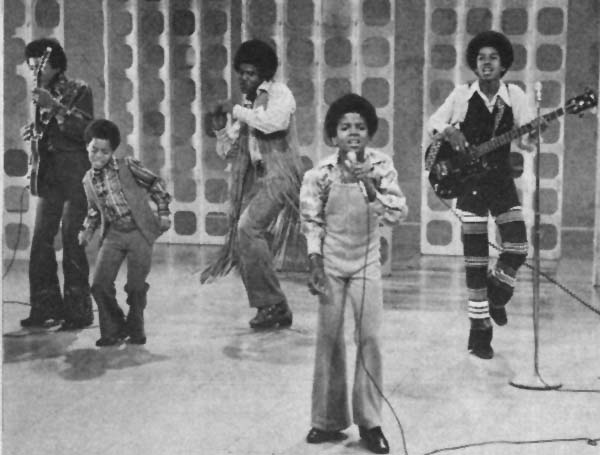 The Jackson 5 on stage