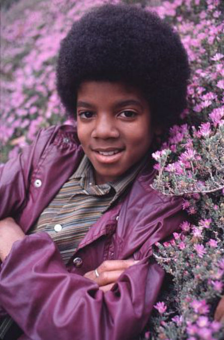 young Michael Jackson with the beautiful face God gave him