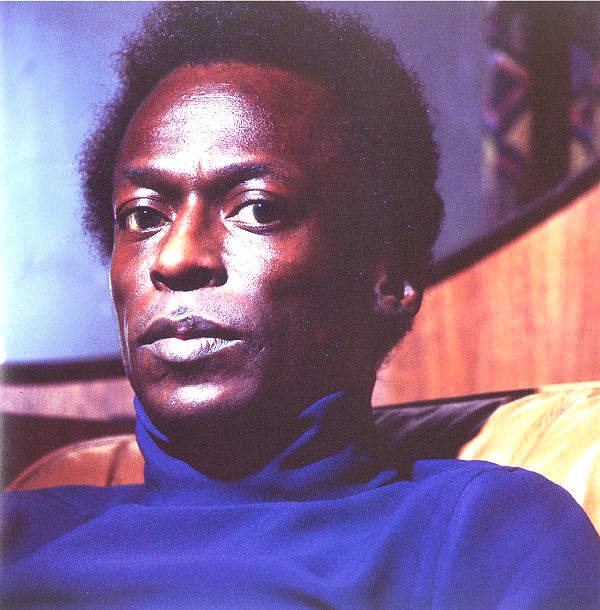 skeptical looking Miles Davis
