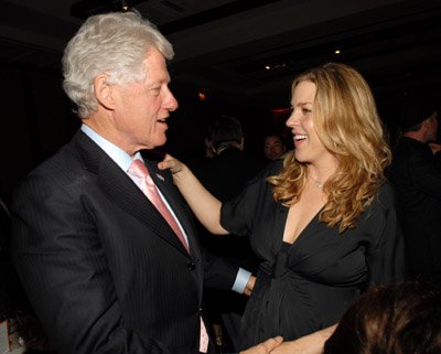Bill Clinton and Diana Krall