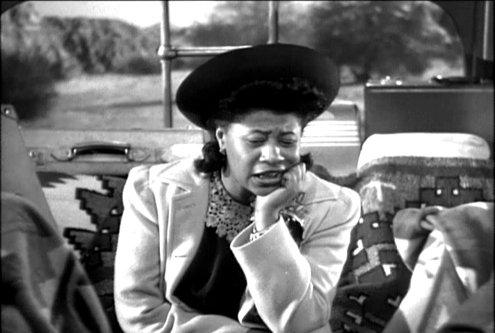 young Ella Fitzgerald is despondent over her missing basket