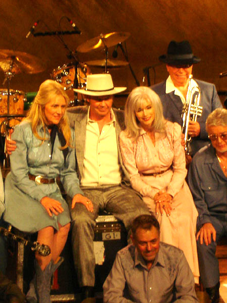 Pegi Young, Neil Young, and Emmylou Harris