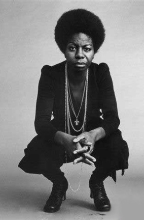 Nina Simone looking all black radical