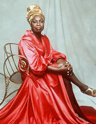 regal African queen Nina Simone