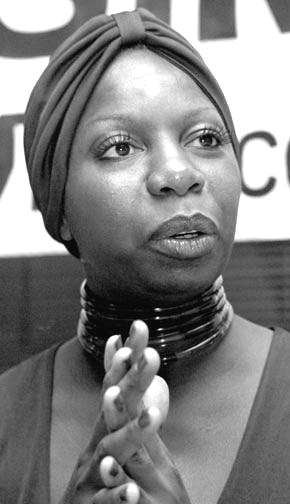 Nina Simone black and white image