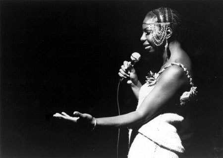 Nina Simone in costume