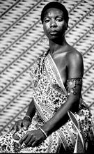 Nina Simone looks serious