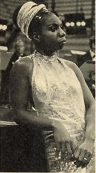 casual picture of Nina Simone