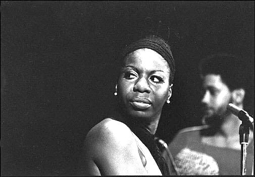 Nina Simone looks skeptical