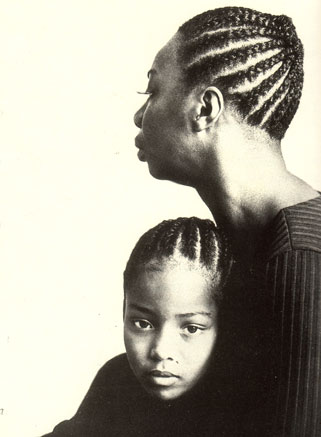 Nina Simone and child