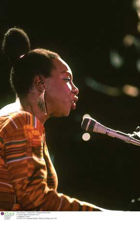 Nina Simone singing