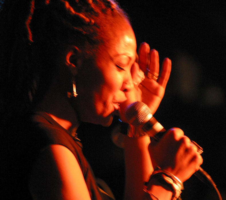 Nina Simone on stage