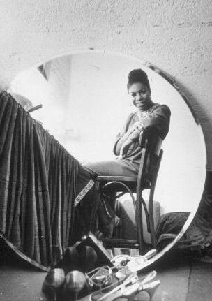 Nina Simone in the mirror