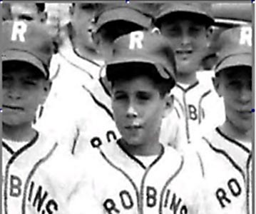 Childhood little league Paul Simon photo