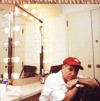 Paul Simon dressing room picture
