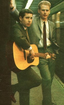 Simon and Garfunkel subway photo