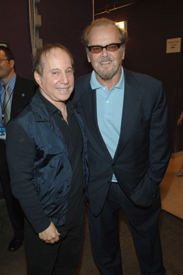 Paul Simon and Jack Nicholson photo