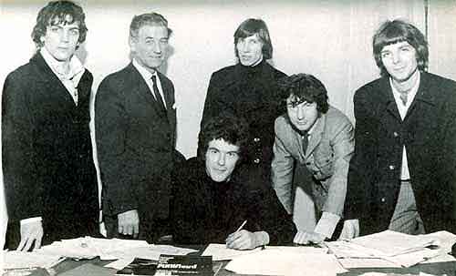 Pink Floyd sign a record deal