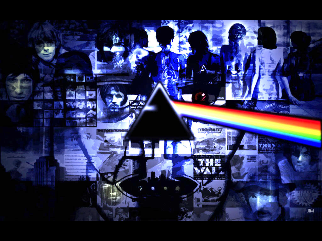 black and blue Pink Floyd wallpaper image