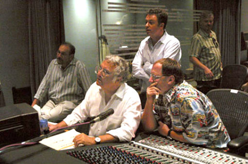 Randy Newman in the studio
