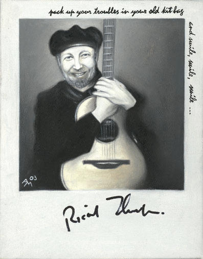 drawing of Richard Thompson