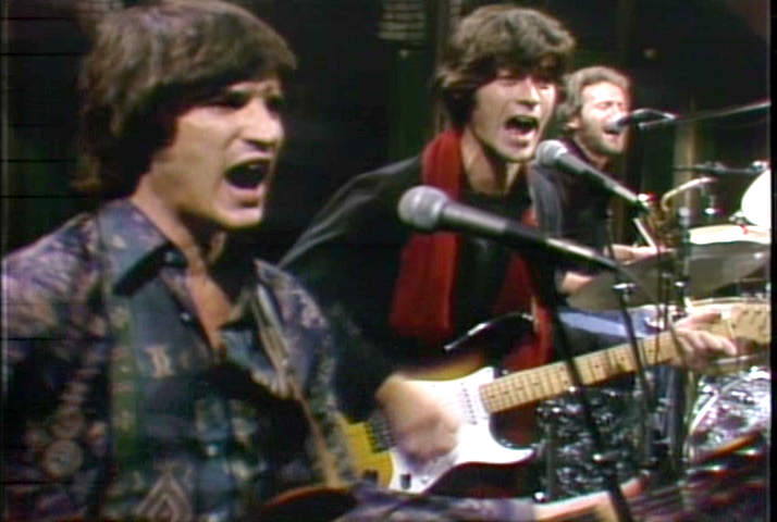 Rick Danko, Robbie Robertson and Levon Helm - The Band on SNL, 1976 image