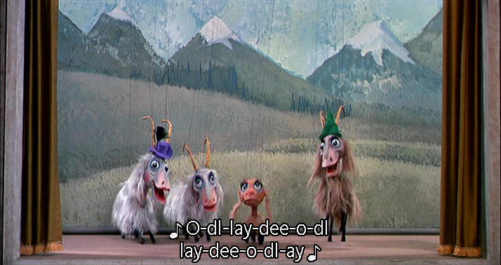 yodeling goat puppets