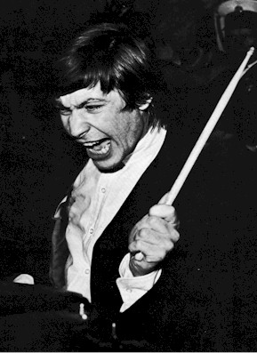 Charlie Watts gets crazy on the skins, 1964
