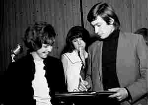 Rolling Stones 1964 picture  Charlie Watts signing autographs