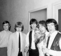 Rolling Stones 1964 picture with Diane Renay
