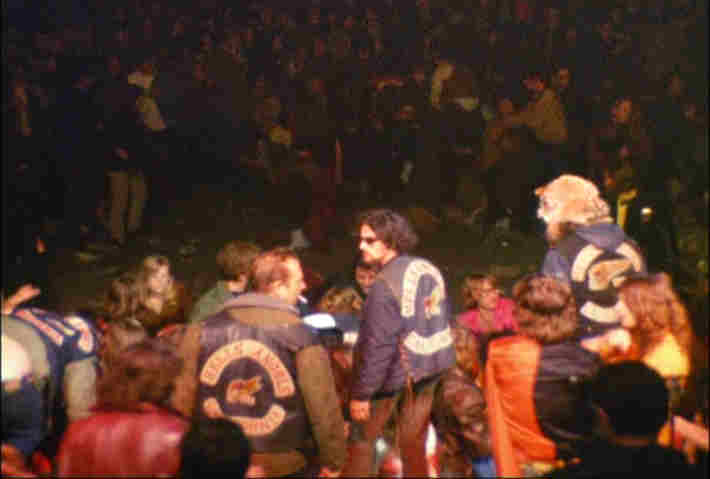 Hell's Angels Rolling Stones 1969 Altamont photo