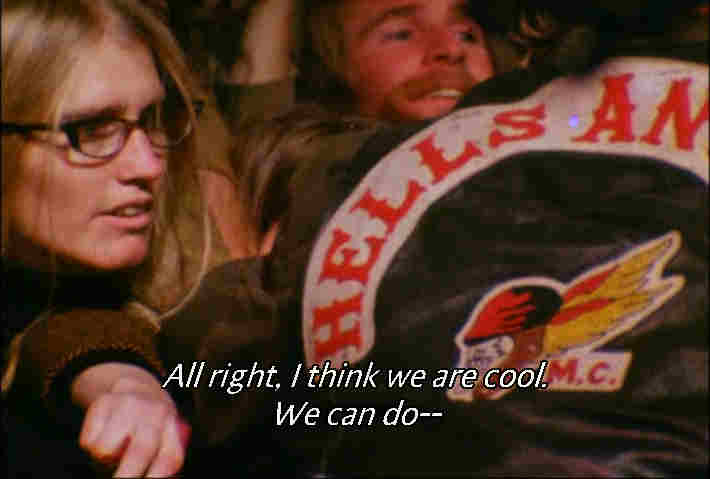 Hell's Angels Rolling Stones 1969 Altamont photo