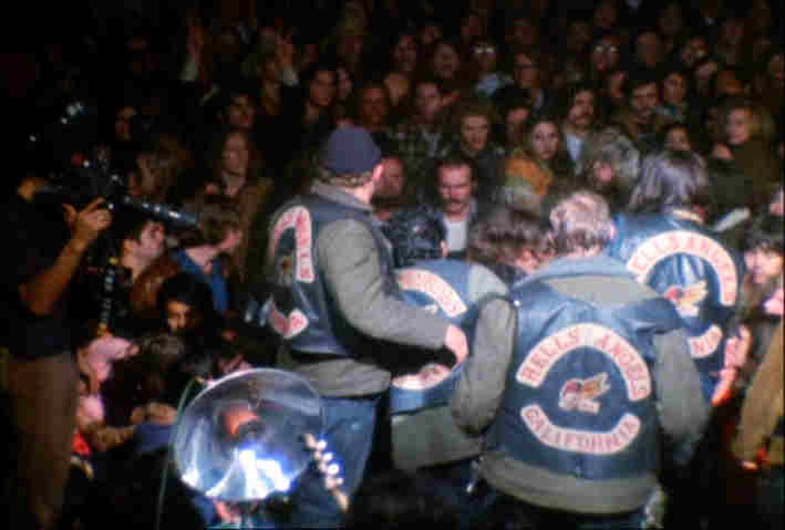 December 6, 1969 Hell's Angels Altamont photo