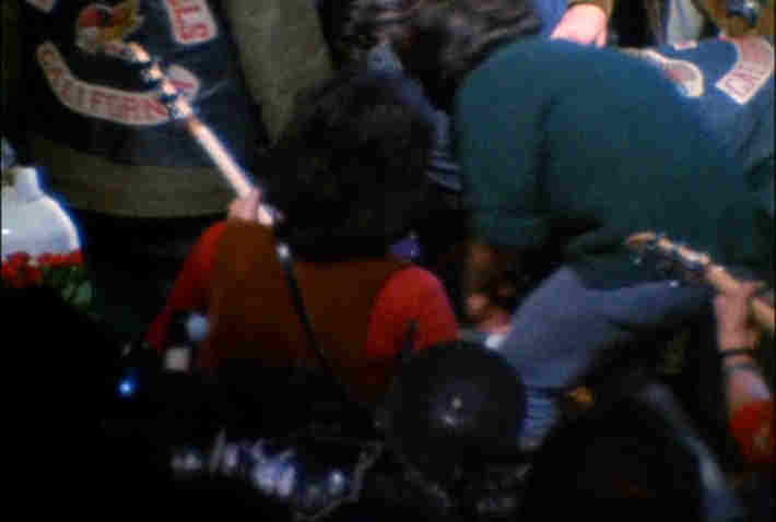 December 6, 1969 Hell's Angels Altamont photo