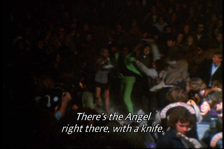 Hell's Angel Alan Passaro stabbing Meredith Hunter to death at the Altamont Music Festival, December 6, 1969