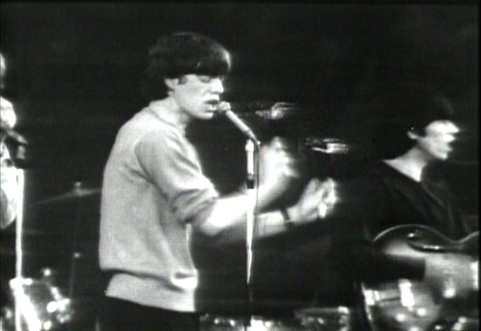 Mick Jagger on stage with Keith Richards, 1964 image