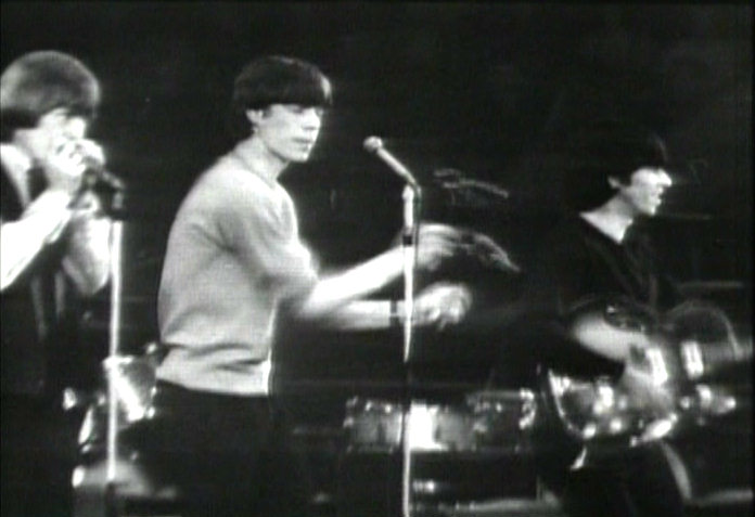 1964 tv appearance Brian Jones, Mick Jagger and Keith Richards