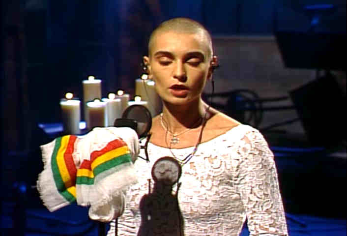 Sinead O'Connor thinks about what she's saying