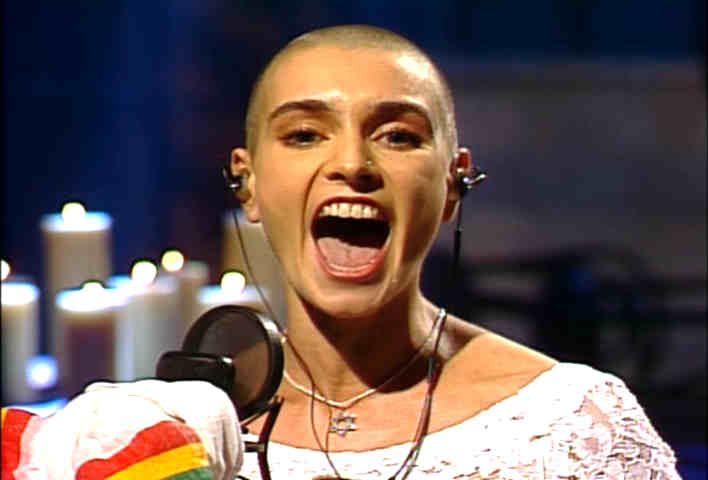 Sinead O'Connor has a big mouth