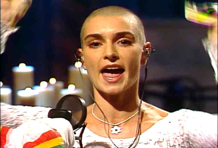 Sinead O'Connor and pope scraps