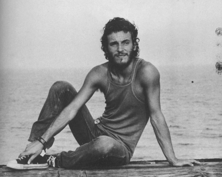 Bruce Springsteen by the seashore