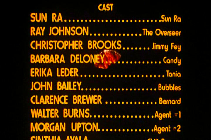 Space Is The Place movie credits